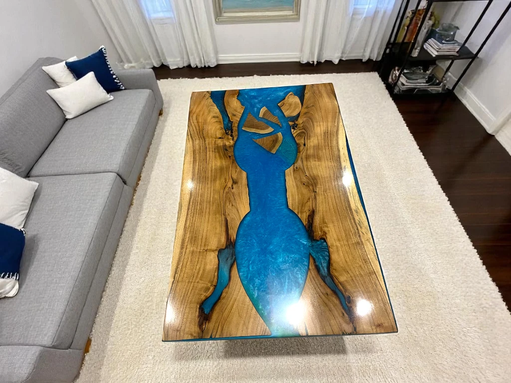 Live Edge Acacia Dining Table Perfect for Any Interior Style